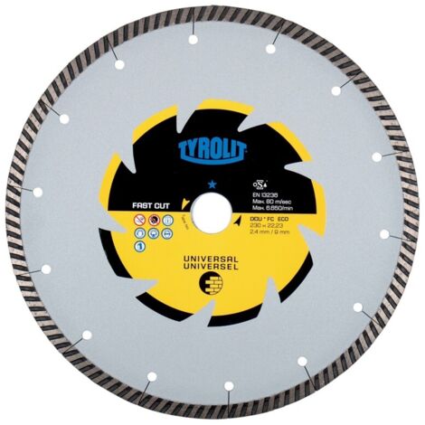 SIERRA DE DIAMANTE C3R Ø230x2,4x22,23 DCUB2-FC TYROLIT