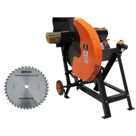 Sierra eléctrica de troncos 2600W – corte Ø30–170 mm – hoja de 505 mm – para troncos grandes – Brixo Maxi Sherwood