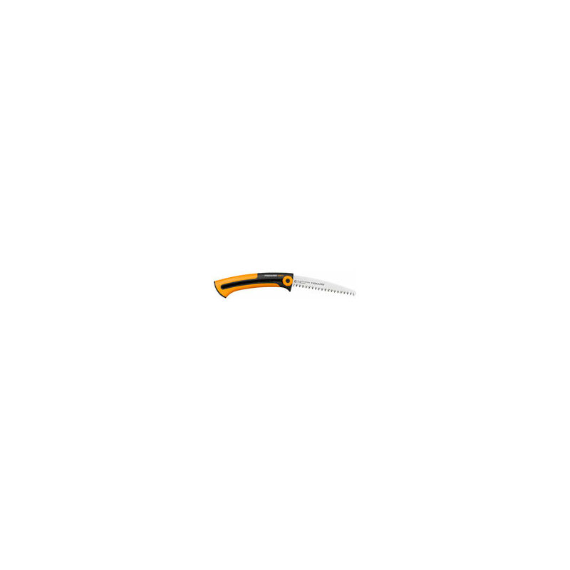 

Fiskars Sierra para madera verde, Cuchilla retráctil, Dientes grandes, Corte tirante, Longitud de cuchilla: 16 cm, Cuchilla de acero inoxidable,