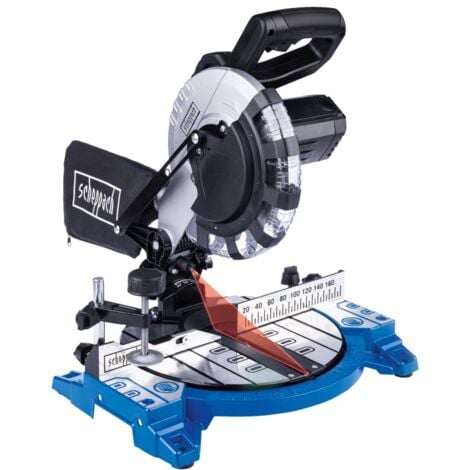 Sierra ingletadora para madera 1500W sierra circular 210mm Scheppach hm210l