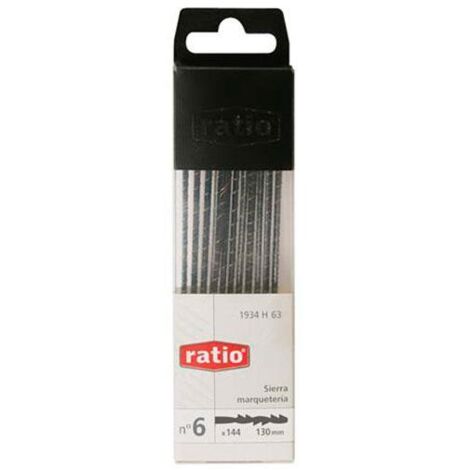 Sierra marquetería Ratio 130 mm 144 sierras - talla Nº 4
