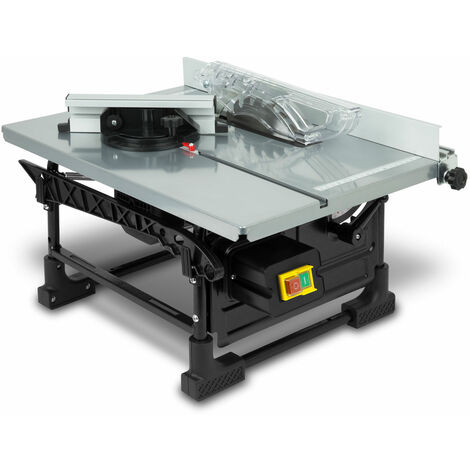 Sierra mesa circular 800W hoja Ø200mm altura corte 43mm mesa inclinable EBERTH