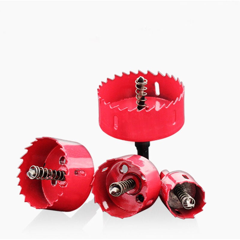 Sierra perforadora M42 de 100 mm con adaptador hexagonal para hierro, aluminio, paneles de yeso, tuberías, metales plásticos, 1 unidad