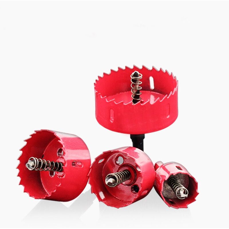 Sierra perforadora M42 de 125 mm con adaptador hexagonal para hierro, aluminio, paneles de yeso, tuberías, metales plásticos, 1 unidad