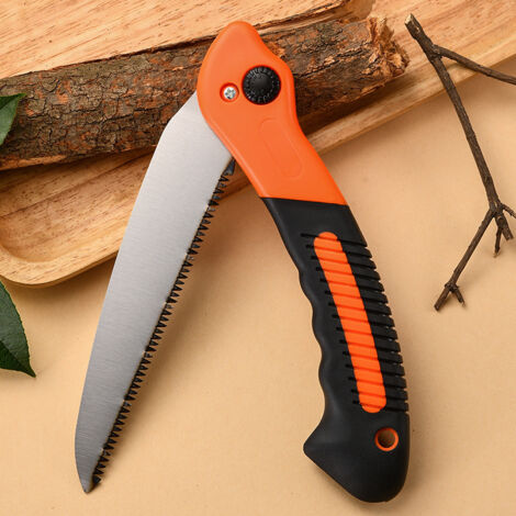 Sierra plegable portátil - naranja