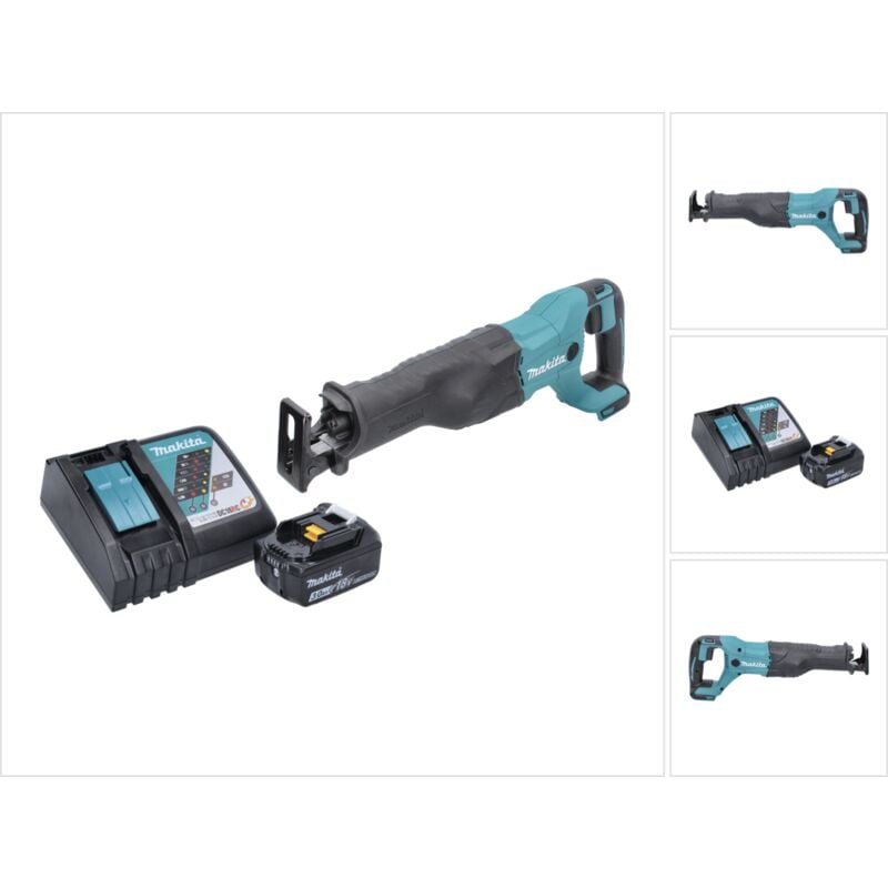 Sierra sable sin cable Makita djr 186 RF1 18 v + 1x batería 3,0 Ah + cargador