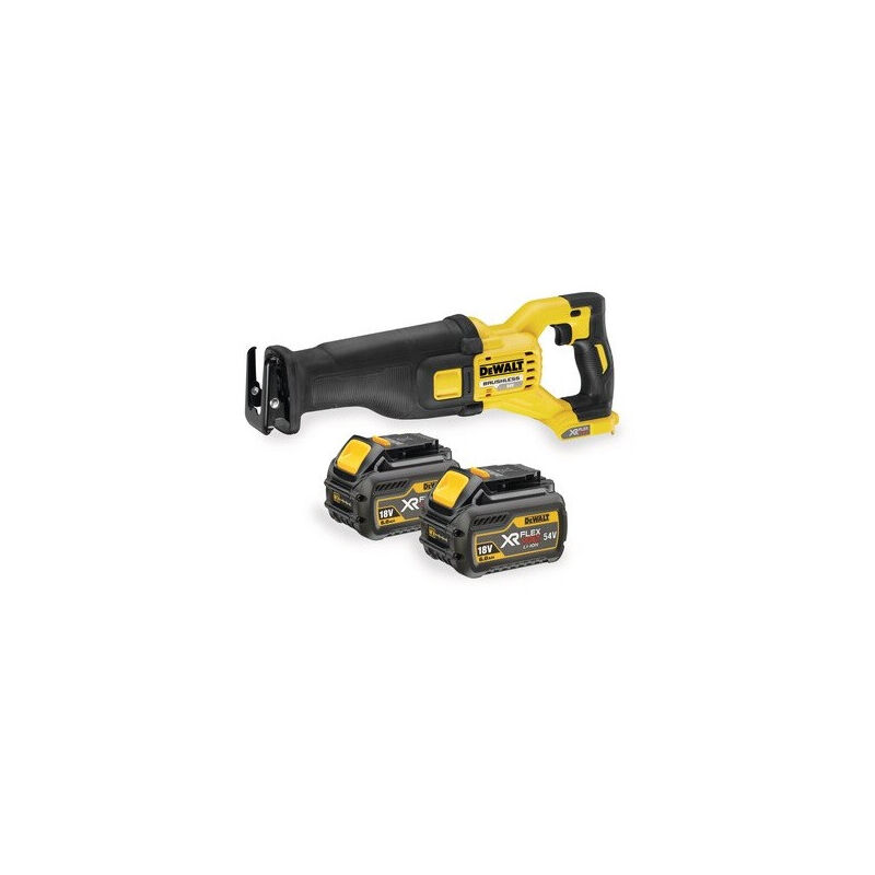

DeWalt - Sierra de sable XR FLEXVOLT 54/18V 2/6Ah Li-Ion 28,6 mm de carrera - DCS388T2