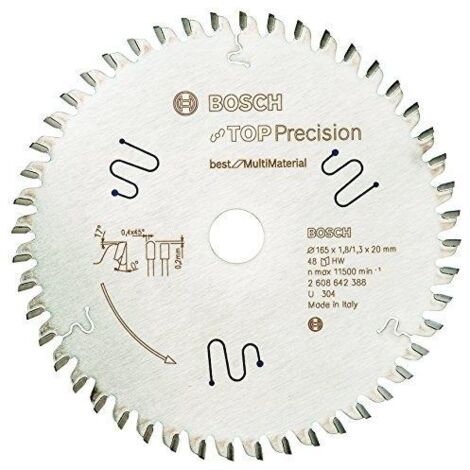 Sierra Top Precision Best Multi Material 165x20x18 48  BOSCH 2608642388