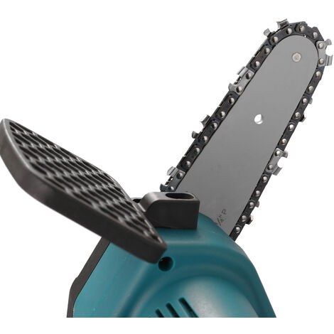 Sierras de podar eléctricas portátiles Sierras eléctricas pequeñas recargables Sierras eléctricas de una mano para trabajar la madera Sierras eléctricas mini cepilladas para registro de jardín (Azul)