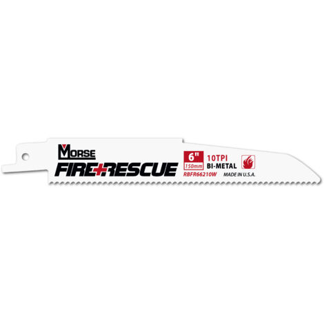Sierras de sable FIRE & RESCUE 6 x 7/8 062 10T  Morse RBFR66210WT03