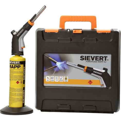 SIEVERT Powercase Kit de soudure - Mapp Gaz 2,2 kW - 253521