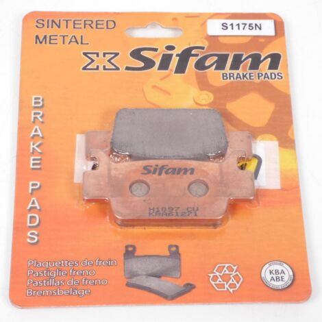 sifam bremsbelag für quad honda 500 trx fe 2005 bis 2013 avg /