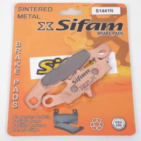 sifam bremsbelag für quad kawasaki 650 kvf prairie 2002 bis 2009