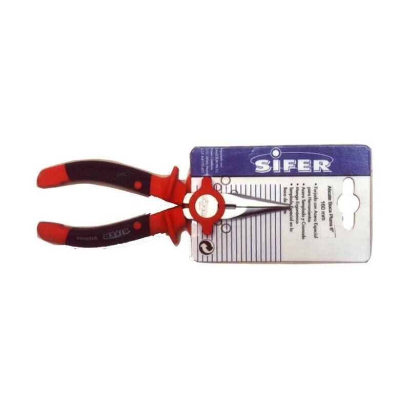

sifer alicate b-redonda plana 6 satinado e1511 profesional - Mibricotienda