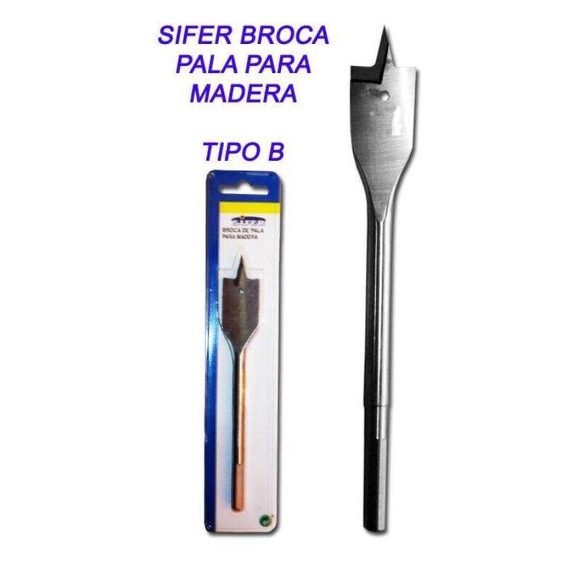 

sifer broca de pala para madera 12 tipo b - Mibricotienda