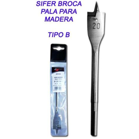 SIFER Broca de pala para Madera 35 Tipo B