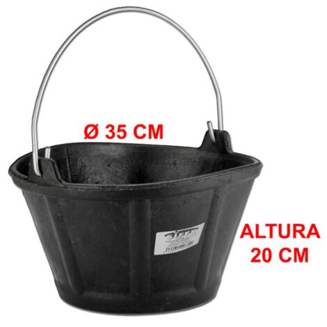 SIFER CUBO ITALIANO 10 L GOMA REFORZADA ASA 6.3 MM 35x20 CM