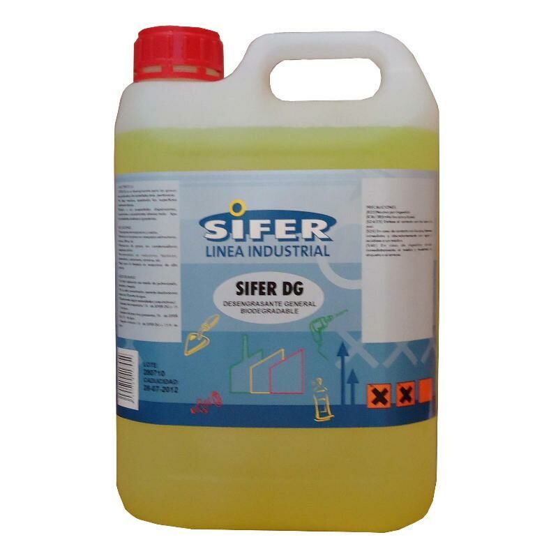 

sifer dg alcalino desengrasante biodegrable 5 litros si1010-5 - Mibricotienda