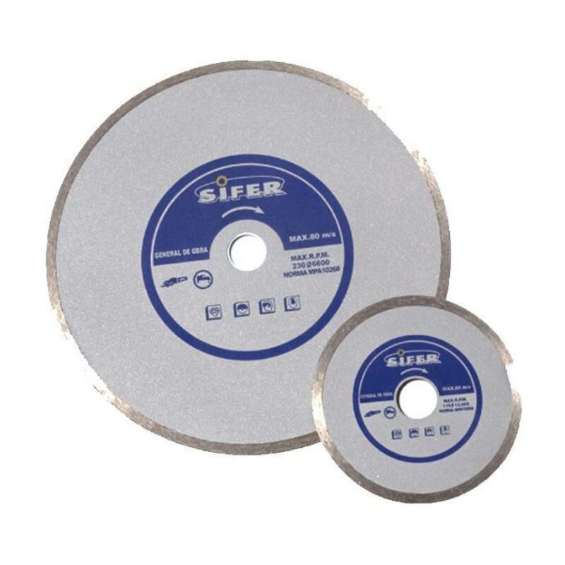 

sifer disco diamante 115 pastilla 7 mm continuo azul 14421 - Mibricotienda