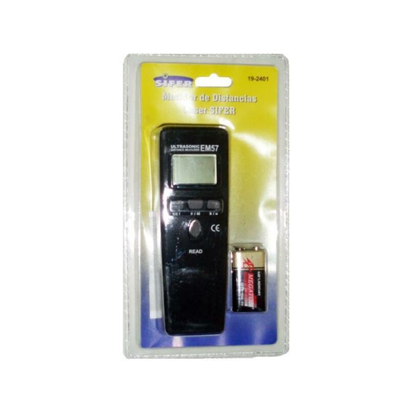 

sifer medidor distancias ultrasonido laser 19-24011 - Mibricotienda