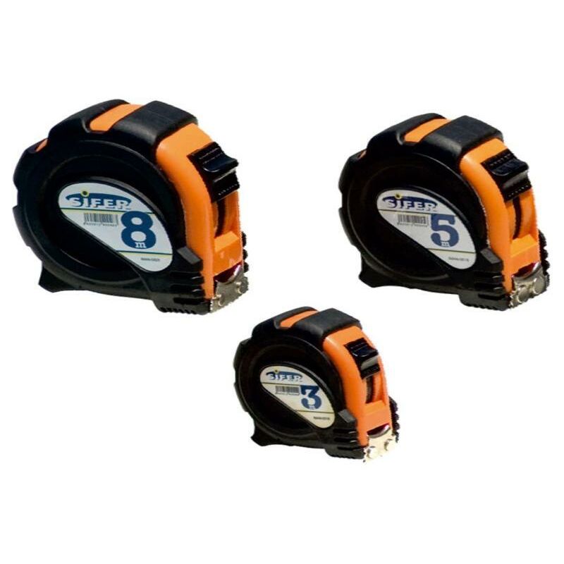 

sifer flexometro forro caucho iman 8 mt x 25 mm vermont 825 - Mibricotienda