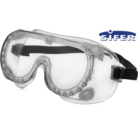 SIFER Gafa de Seguridad con Lente de Policarbonato Antivaho Transpshs2009