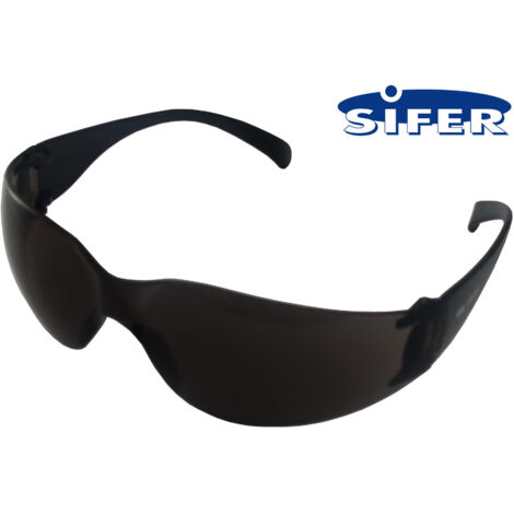 SIFER Gafa de Seguridad Sport Negra Policarbonato SHS2004 UV