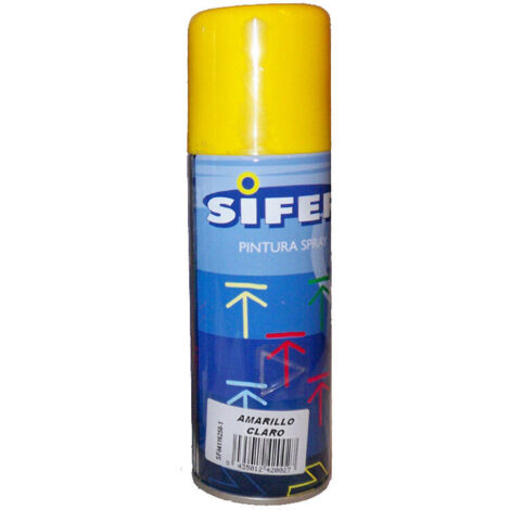 Sifer glänzende Acryl-Emaille-Sprühfarbe, 200 ml, Hellgelb