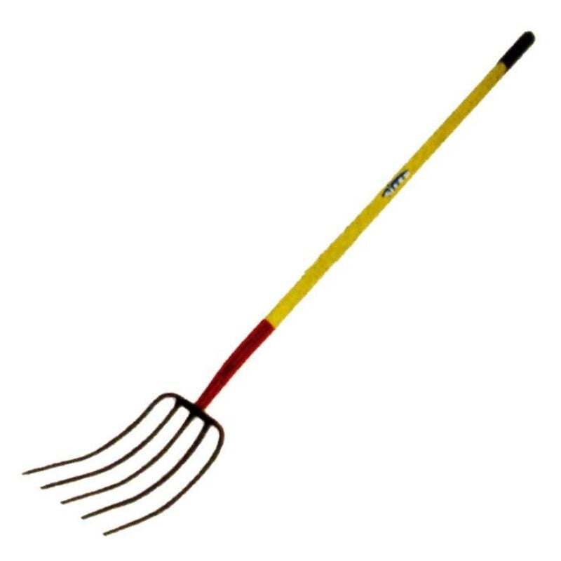 

sifer horca mango amarillo metal 5 dientes (9-3-4x12-1) 95804 - Mibricotienda