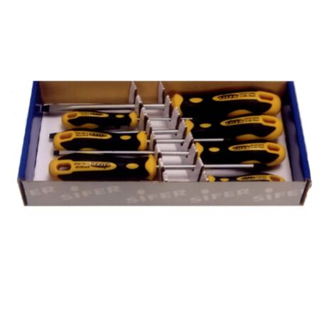 sifer juego 7 destornilladores bocas plana-recta-ph 531510
