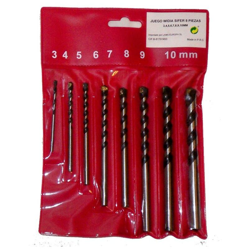 

sifer juego brocas widia de 3-10 8 und. m-502 en bolsa - Mibricotienda