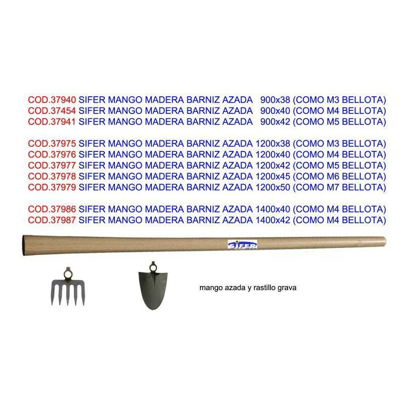 

sifer mango madera barniz azada 1200x42 (como m5 bellota) - Mibricotienda