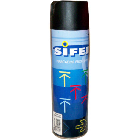 sifer marcador profesional 500ml seco-humedo negro six11150401