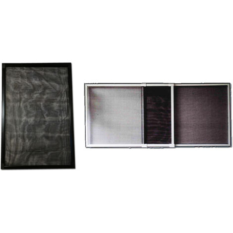 sifer marco mosquitera ventana fibra ajustable 100-192x75cm negr