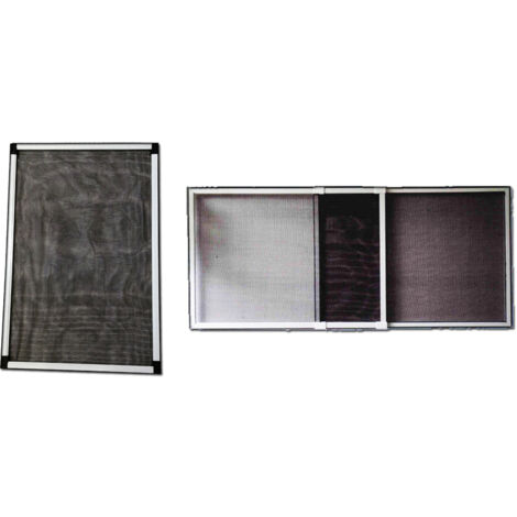 sifer marco mosquitera ventana fibra ajustable 75-142x50cm blanc