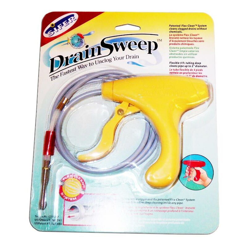 

sifer muelle desatascador 6,0 mm x 1,30 mts 1402 kit flexclean - Mibricotienda