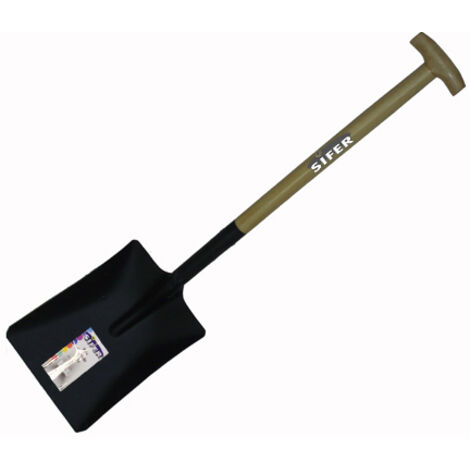 Sifer Pala Cuadrada Número 3 con Madera Muletas 544T