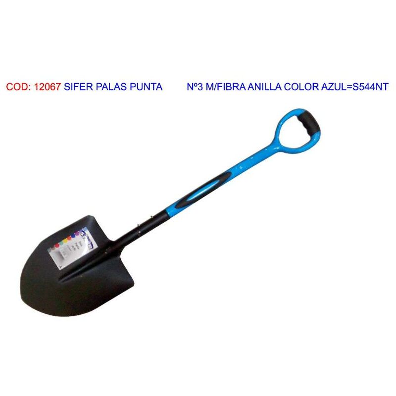 

sifer palas punta nº3 m-fibra anilla color azul s543nt - Mibricotienda