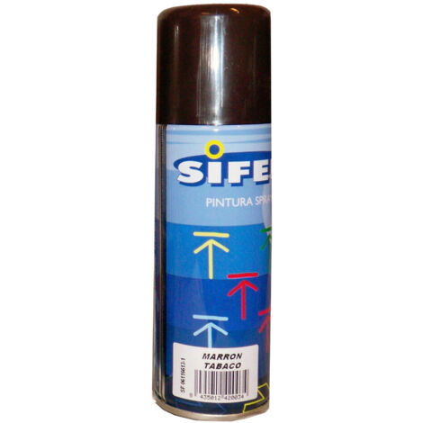 Sifer Pintura Spray Esmalte Acrílico Brillante 200ml Marrón Tabaco