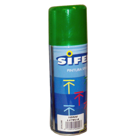 Sifer Pintura Spray Esmalte Acrílico Brillante 200ml Verde Lutecia