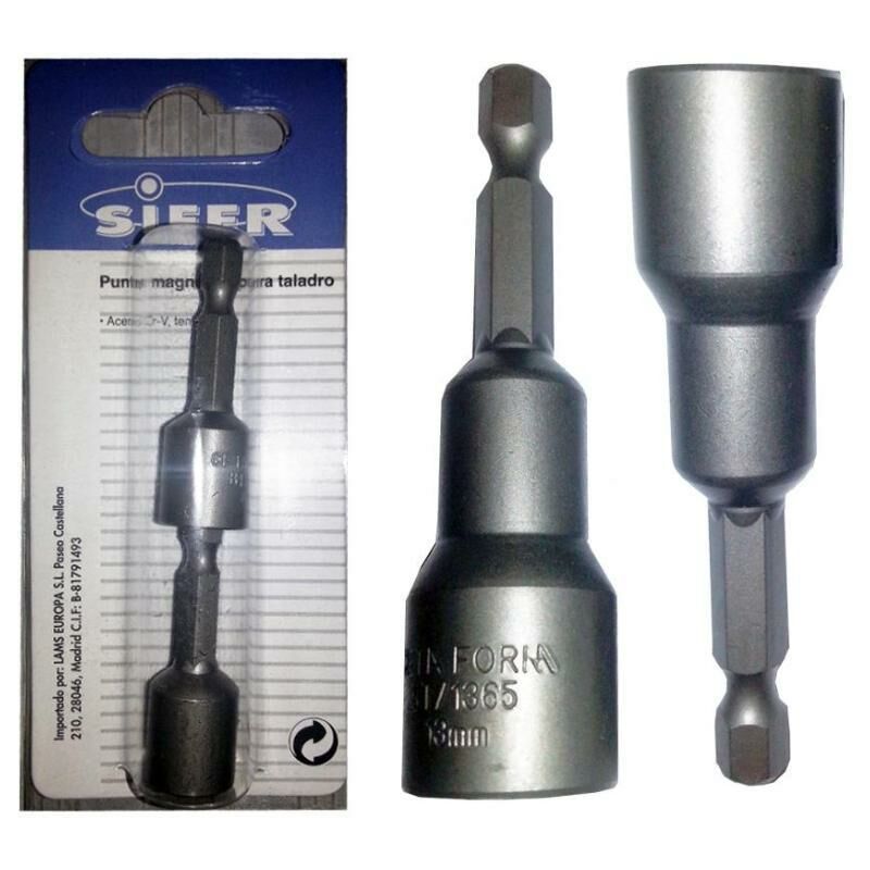 

sifer porta llave vaso iman taladro 6 x42mm blister 2 u bt0642 - Mibricotienda