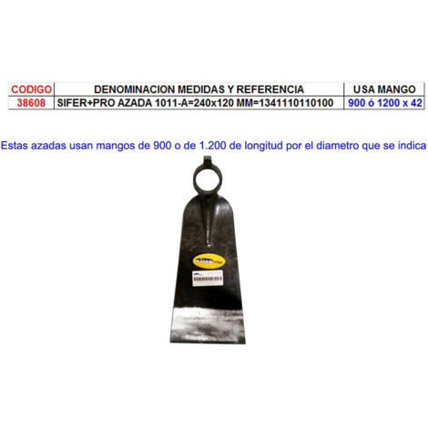 SIFER PRO AZADA 1011 A240x120 MM1341110110100