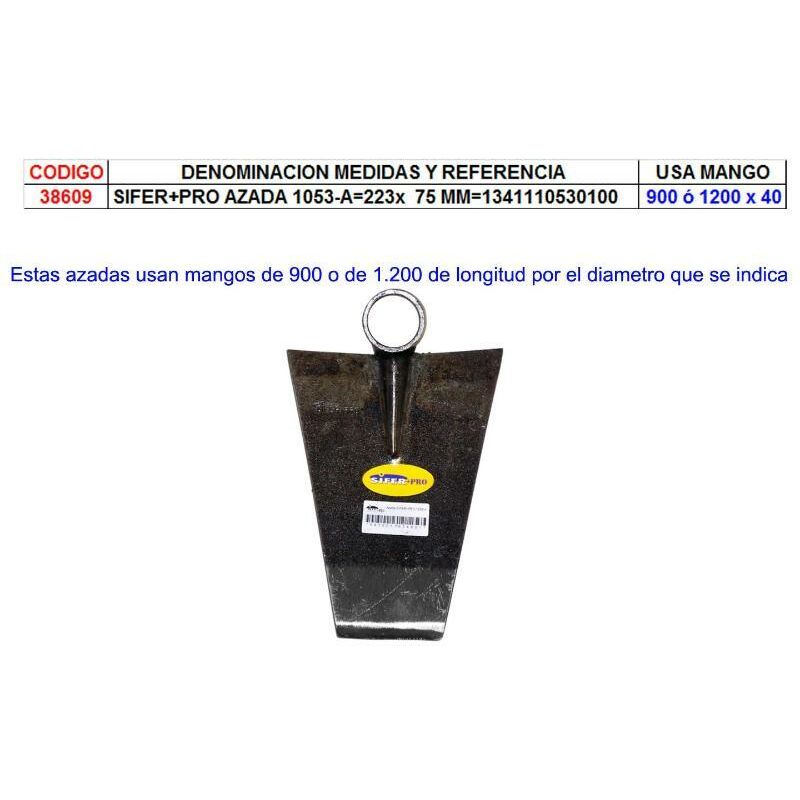 

sifer+pro azada 1053-a 223x 75 mm 1341110530100 - Mibricotienda