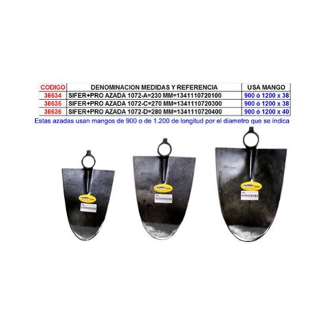 SIFER PRO AZADA 1072 D280 MM1341110720400