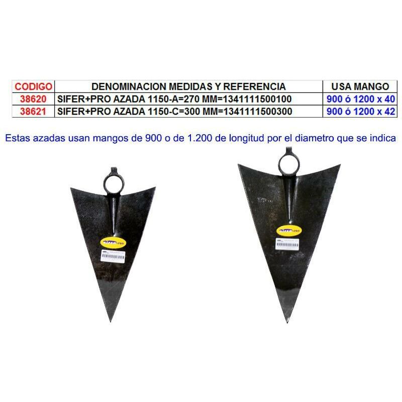 

sifer+pro azada 1150-a 270 mm 1341111500100 - Mibricotienda