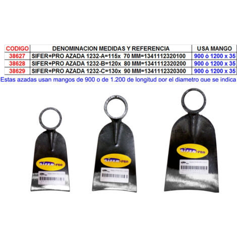 SIFER PRO AZADA 1232-B120 80 MM