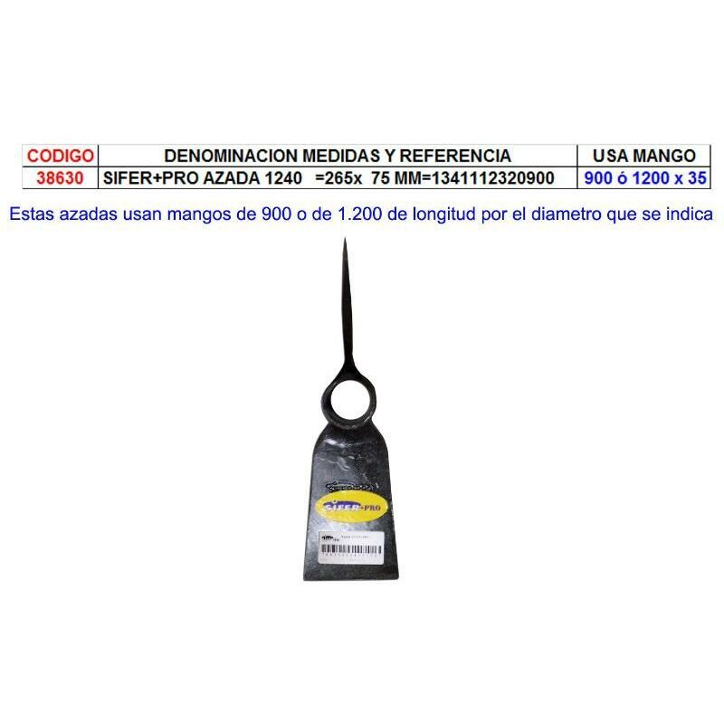 

sifer+pro azada 1240 265x 75 mm 1341112320900 - Mibricotienda