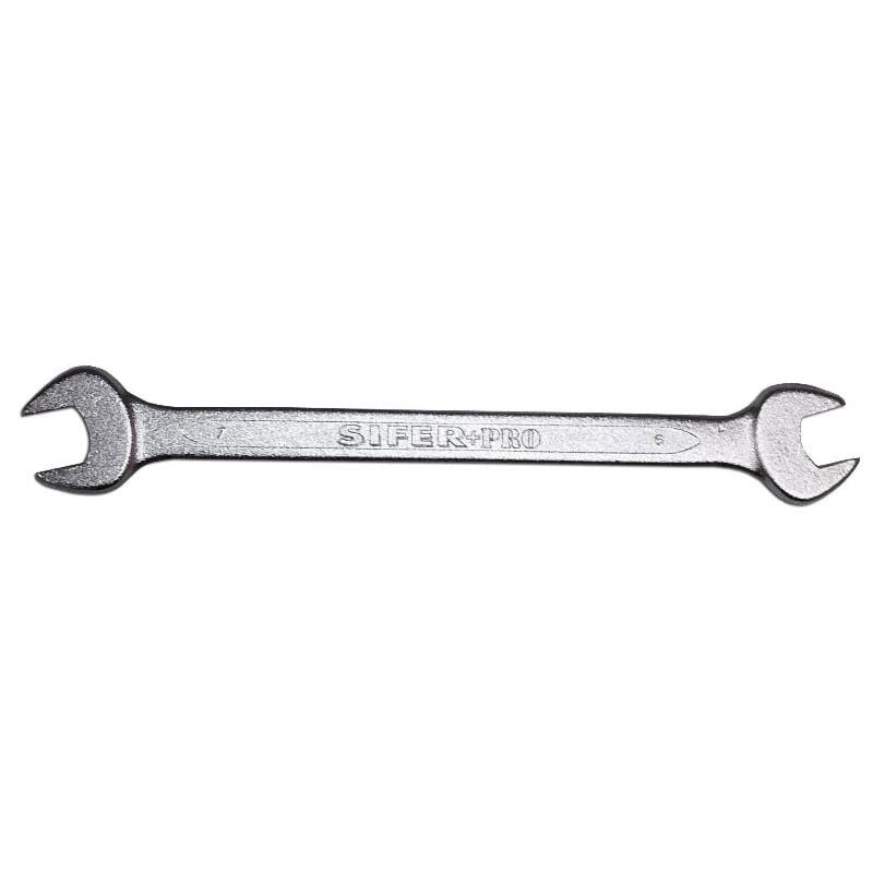 

MIBRICOTIENDA sifer+pro llave fija cromo vanadio 2 bocas 6- 7 111-2-623563