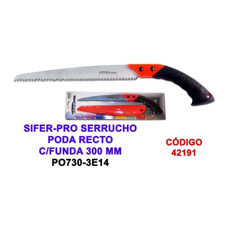 

MIBRICOTIENDA sifer-pro serrucho poda recto c-funda 300 mm p0730-3e14