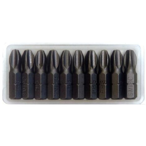 MIBRICOTIENDA sifer puntas taladro ph s2 nº2 c-10 unid.profesional sb22.02.25